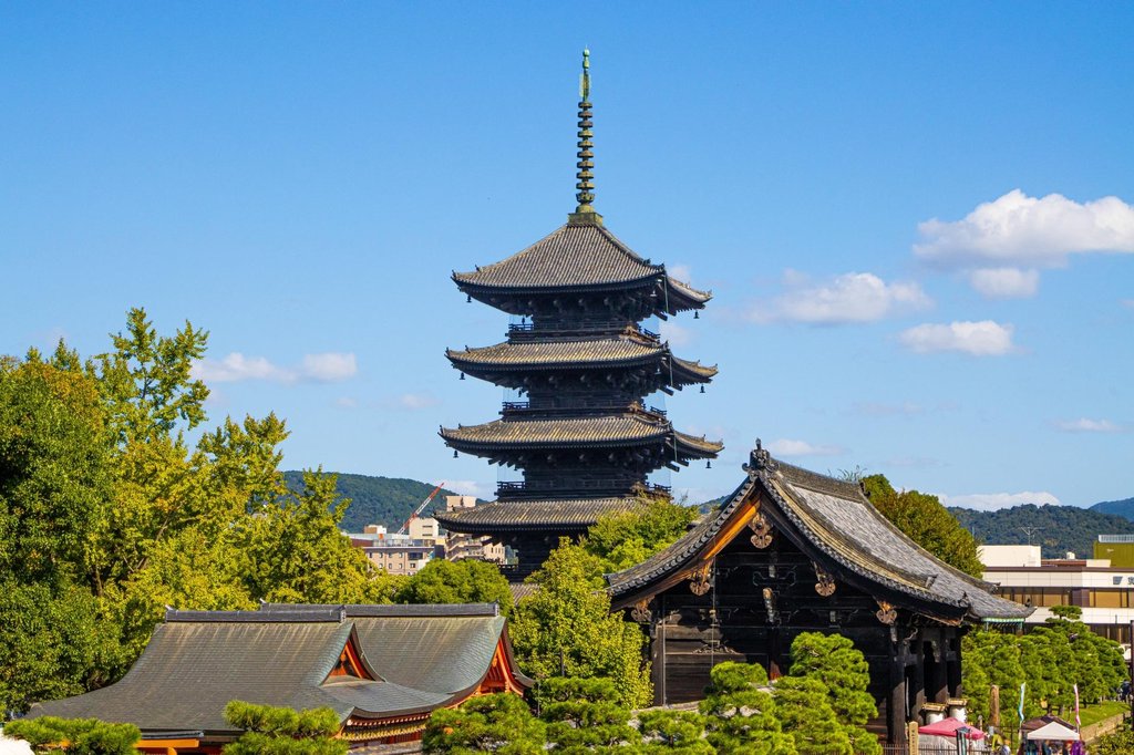 To-ji five-story pagoda in Kyoto