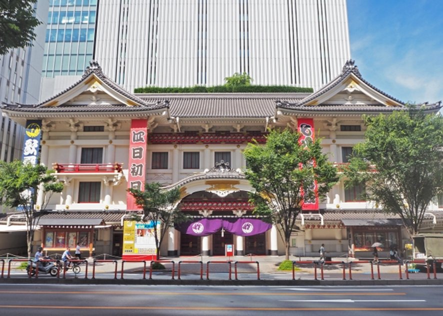 Kabuki performance at Kabukiza Theatre Tokyo